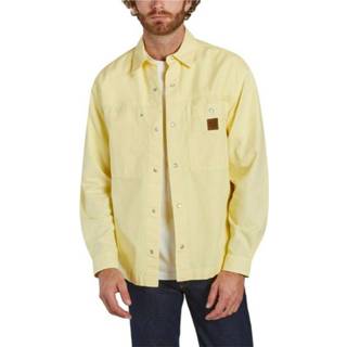 👉 Overshirt geel XL mannen Cotton with logo pocket Kenzo , Heren