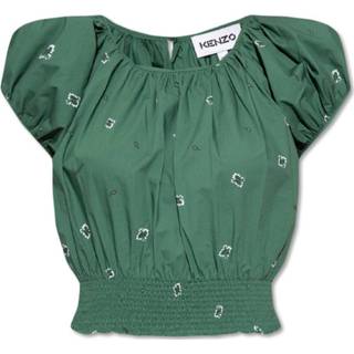 👉 Bandana groen vrouwen Top with print Kenzo , Dames