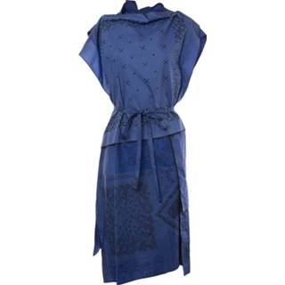 👉 Sleeveless blauw vrouwen Printed Dress Kenzo , Dames