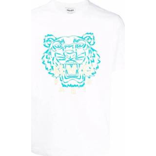 👉 Print T-shirt wit XL mannen Tiger Kenzo , Heren