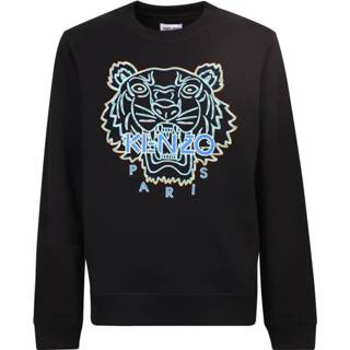 👉 Sweatshirt zwart l mannen Logo print Kenzo , Heren