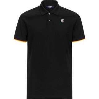 👉 Poloshirt zwart l mannen Vincent Polo Shirt K-Way , Heren