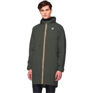 👉 Regenjas groen l mannen Long Raincoat K-Way , Heren