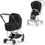 👉 Kinderwagen bruin zwart active kinderen Cybex Mios 4 Compleet - Chrome Brown Frame Deep Black 2500001515537