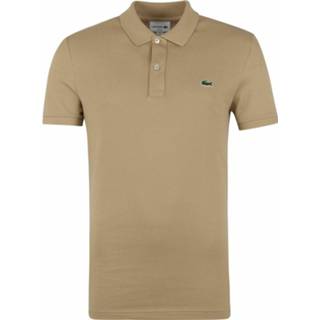 👉 Poloshirt beige mannen Pique Lacoste , Heren 3614032006540