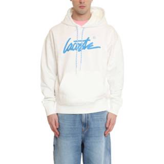 👉 Hoodie wit l mannen Signature Lacoste , Heren