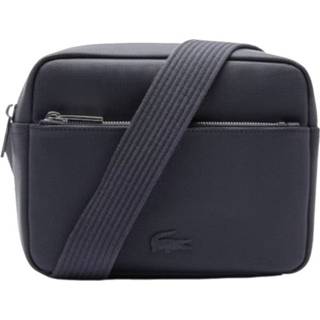 👉 Schoudertas zwart onesize mannen Shoulder Bag With Multiple Zipped Pockets Lacoste , Heren 3666165204133