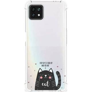 👉 Bumper hoesje OPPO A53 5G | A73 Stevig Cat Good Day 8720632986542