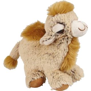👉 Knuffel multi pluche kinderen dieren Kameel/dromedaris 18 cm