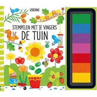 👉 Stempel active Uitgeverij usborne stempelen met je vingers - de tuin 9781474960403