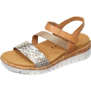 👉 Bruin Sleehaksandaaltjes kalfsnappaleer Gabor Comfort