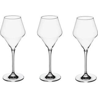 👉 Wijnglas rode transparant glas Set van 6x wijnglazen voor wijn Clarillo 370 ml
