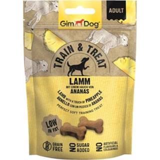 👉 Stof Gimdog train & treat lam / ananas 125 GR 4002064507866