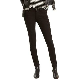 👉 Skinnyjeans zwart vrouwen 711 Skinny jeans Levi's , Dames 5415212245814