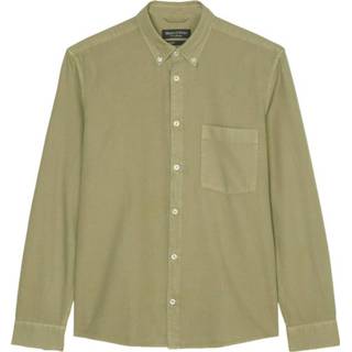 👉 Shirt lange mouw groen XL mannen Regular long sleeve Marc O'Polo , Heren