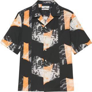 👉 Hemd zwart XL mannen Kurzarm Shirt Marc O'Polo , Heren