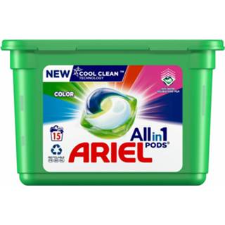 👉 Active Ariel All-in-1 Pods Wasmiddelcapsules Color 15 stuks 8001090281548