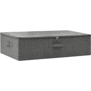 👉 Opbergbox antracietkleurig stof Vidaxl 70x40x18 Cm 8720286505250