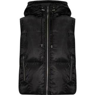 👉 Downjacket zwart l vrouwen Hooded down jacket Michael Kors , Dames
