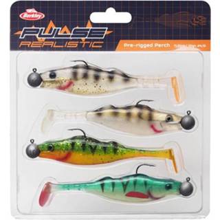 👉 Assorti Berkley Pulse Realistic - Perch 7cm 4 Stuks Shad