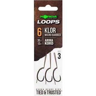 👉 Onderlijn Korda Loop Rigs Klor - Haakmaat 6 30lb 5060660638314