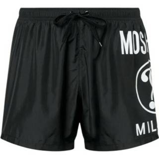 👉 Swimshort zwart XL mannen Double Question Mark Moschino , Heren