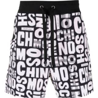 👉 Bermuda zwart l vrouwen Bermudas Felpa Multilogo Moschino , Dames