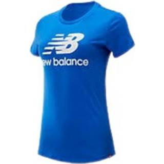 👉 Shirt blauw s vrouwen T-shirt New Balance , Dames