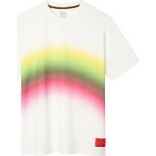 👉 Print T-shirt wit l mannen Oversized Horizon Paul Smith , Heren