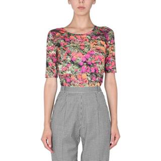 👉 Print T-shirt roze l vrouwen Marigolds Paul Smith , Dames