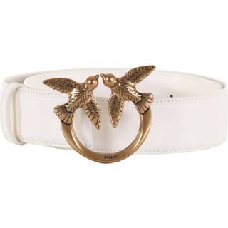 👉 Riem wit l vrouwen Belt Ivory Pinko , Dames