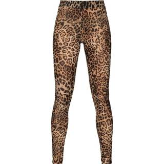 👉 Ginseng bruin l vrouwen Leggins Charmeuse Stampa Macula Fotografica Pinko , Dames