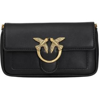 👉 Zwart onesize vrouwen Borsa Vitello Pinko , Dames 8055209560819
