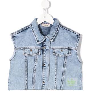 👉 Gilet blauw vrouwen UP DI Jeans Cropped Art. 029880 Pinko , Dames