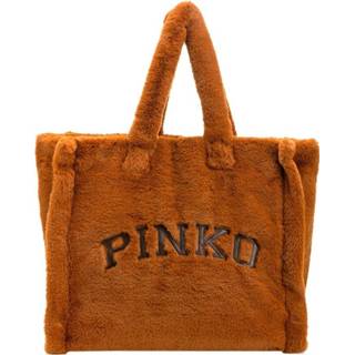 👉 Bruin onesize vrouwen Tote Bag Pinko , Dames 8055209210752