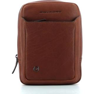 👉 Bruin onesize mannen Borsello Porta iPad Mini Piquadro , Heren