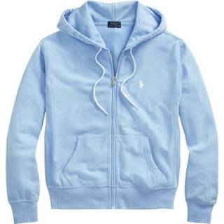 👉 Fleece hoodie blauw l vrouwen Full Zip Polo Ralph Lauren , Dames