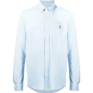 👉 Sportshirt blauw XL mannen FW Mesh L/S Sport Shirt Polo Ralph Lauren , Heren