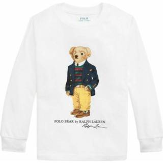 Shirt wit XL mannen Jersey Crew Neck L/S T-Shirt Polo Ralph Lauren , Heren