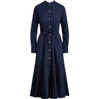 👉 Blauw vrouwen Kleid mit Stehkragen Polo Ralph Lauren , Dames