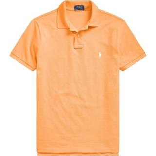 👉 Poloshirt oranje l mannen The Iconic Mesh Polo Shirt Ralph Lauren , Heren