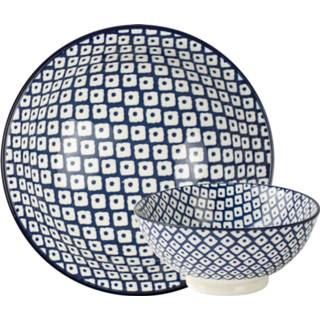 👉 Schaal blauw rond Japanese ø 12cm - Out of the Blue 8712628424541