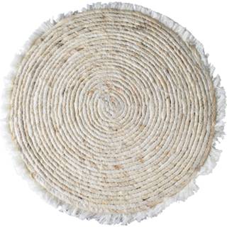 👉 Placemat maisblad met franjes ø38,5cm 8712628478742