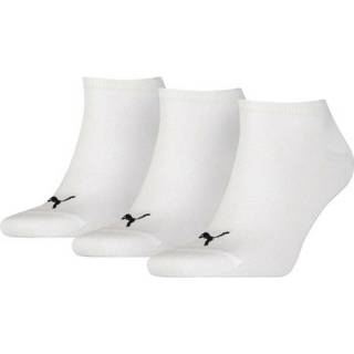 👉 Wit vrouwen Tripack Calcetines Blancos Tobilleros Logo Puma , Dames