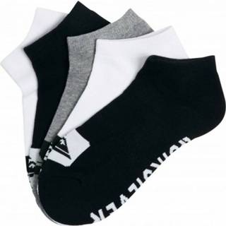 👉 Sock zwart m onesize mannen Pack 5 Calcetines x Anklepack AST Quiksilver , Heren 3613373450364