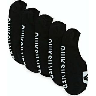 👉 Sock zwart m onesize mannen Pack 5 Calcetines Pinkies Linerpack Kvj0 Quiksilver , Heren 3613373440952