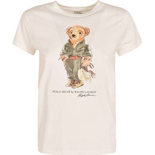 👉 Print T-shirt wit l vrouwen Teddy Ralph Lauren , Dames