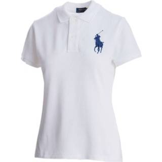 👉 Poloshirt wit XL vrouwen Big Logo Polo Shirt Ralph Lauren , Dames