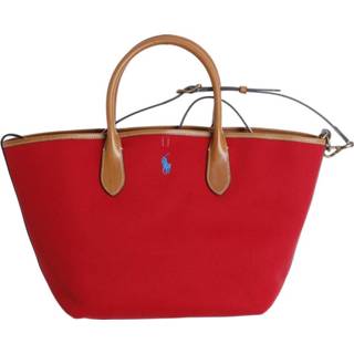 👉 Rood canvas medium onesize vrouwen Bellport Ralph Lauren , Dames