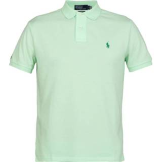 👉 Poloshirt groen XL mannen Slim Fit Mesh Polo Shirt Ralph Lauren , Heren